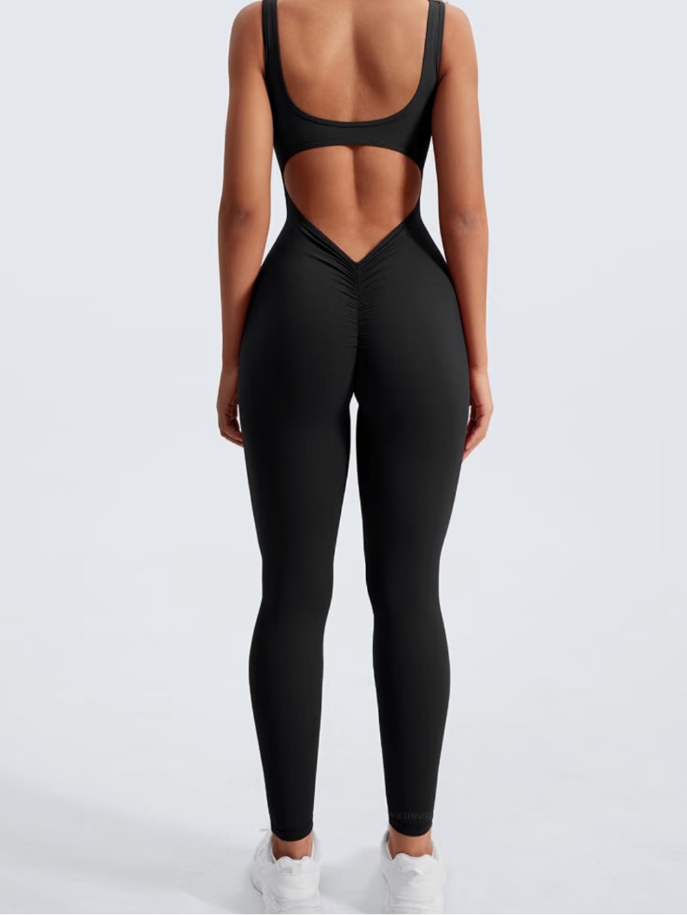 YEOREO CoreFlex Sleeveless Jumpsuits for Women Sexy Backless Gym Bodycon